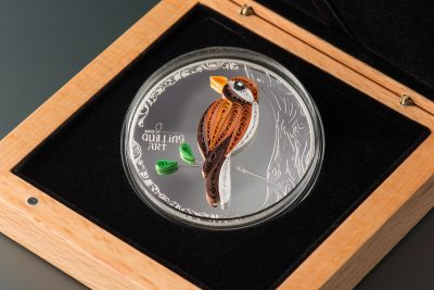 Cook Islands - 2017 - 2 Dollars - Quilling Art Bird