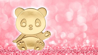 Palau - 2017 - 1 Dollar - Little Panda Small Gold