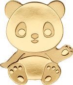 Palau - 2017 - 1 Dollar - Little Panda Small Gold