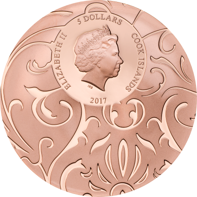 Cook Islands - 2017 - 3x 5 Dollars - Scarab Selection
