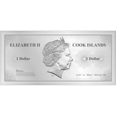 Cook Islands - 2017 - 1 Dollar - Skyline Dollar HONG KONG