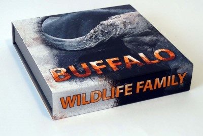 Niue - 2014 - 10 Dollars - Wildlife Family BUFFALO 4oz (including box) (ANTIQUE)