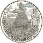 Palau - 2016 - 2 Dollars - Biblical Stories TOWER OF BABEL (Including box) (PROOF)