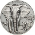 Tanzania - 2016 - 1000 Shillings - Elephant High Relief (incl box) (ANTIQUE)