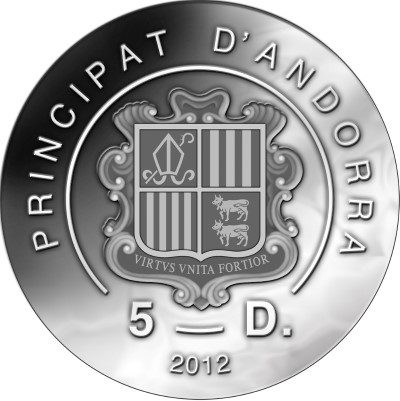 Andorra - 2012 - 5 Diners - The Four Seasons AUTUMN (PROOF)