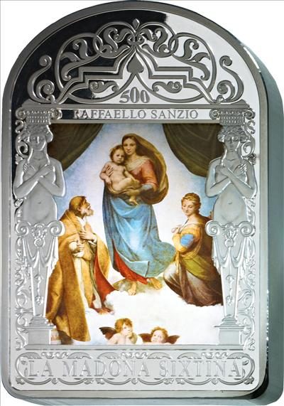 Andorra - 2012 - 100 Dinars - Madonna 500 Years Sistine Madonna by Raphael 1512/1513 (PROOF)