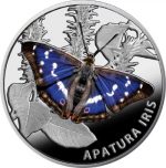 Belarus - 2013 - 20 Roubles - Butterflies THE PURPLE EMPEROR (PROOF)