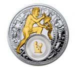 Belarus - 2013 - 20 Roubles - Zodiac Signs AQUARIUS (PROOF)