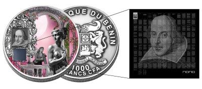 Benin - 2014 - 1000 Francs - Nano ROMEO AND JULIET (PROOF)