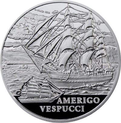 Belarus - 2010 - 20 Roubles - Amerio Vespucci (Sailing Ship Series) (PROOF)
