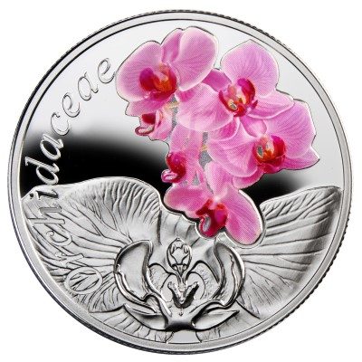 Belarus - 2013 - 10 Roubles - Under the Charm of Flowers ORCHID (PROOF)