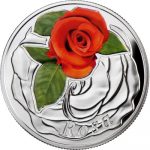 Belarus - 2013 - 10 Roubles - Under the Charm of Flowers ROSE (PROOF)