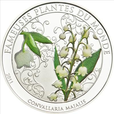 Benin - 2011 - 100 Francs - Plants of the World LILLY OF THE VALEY (PROOF)
