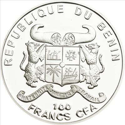 Benin - 2011 - 100 Francs - Plants of the World LILLY OF THE VALEY (PROOF)