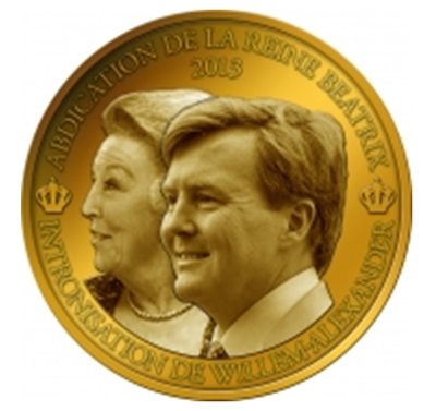 Benin - 2013 - 1500 Francs - Coronation Coin Beatrix & Willem-Alexander (PROOF)