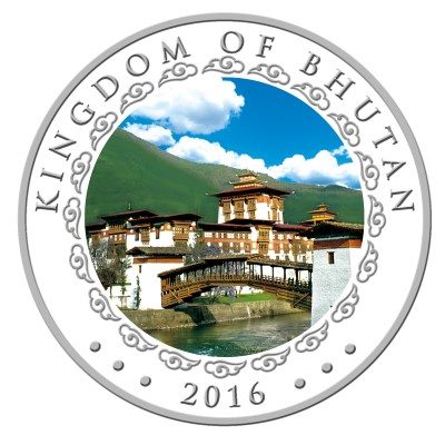 Bhutan - 2016 - 500 Nu. - Lunar Monkey 1 oz. Silver (PROOF)