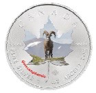 Canada - 2014 - 5 Dollars - Animal Maple Leaf BIGHORN SHEEP (PROOF)
