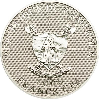 Cameroon - 2010 - 1000 Francs - Ange de l'Amour - Angel of Love (PROOF)