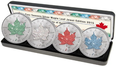 Canada - 2015 - 4 x 5 Dollars - Maple Leaf Four Seasons Jewel Edition (BU)