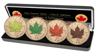 Canada - 2016 - 4 x 5 Dollar - Four Seasons MAPLE LEAF CLASSIC EDITION (BU)
