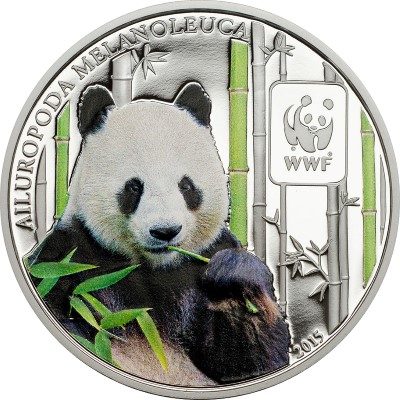 Central African Republic - 2015 - 100 Francs CFA - WWF Panda (including box) (PROOF)