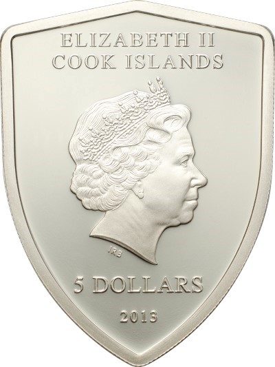 Cook Islands - 2013 - 5 Dollar - Ferrari 2013 (PROOF)