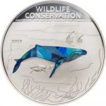 Cook Islands - 2013 - 1 dollars - Wildlife Conservation HUMPBACK WHALE (PROOF)