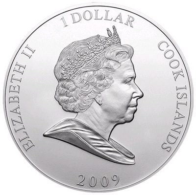 Cook Islands - 2009 - 1 Dollar - 7 Wonders of Nature GRAND CANYON (PROOF)