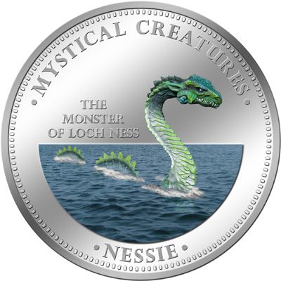Cook Islands - 2009 - 1 Dollar - 7 Mystical Creatures NESSIE (PROOF)