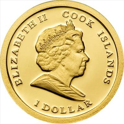 Cook Islands - 2009 - 1 Dollar - The Pope in the Holy Land (PROOF)