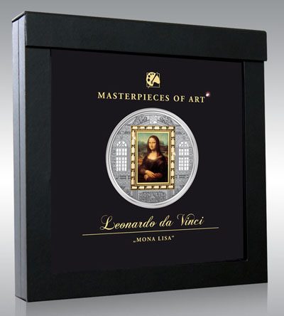 Cook Islands - 2009 - 20 Dollars - Mona Lisa SPECIAL EDITION [masterpieces of art series] 3oz silver + 1/4oz gold (PROOF)