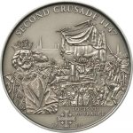 Cook Islands - 2010 - 5 Dollars - History of the Crusades 2nd Crusade LOUIS VII FRANCE (ANTIQUE)