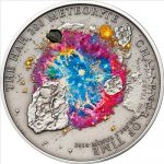 Cook Islands - 2010 - 5 Dollars - Meteorite HAH 280 (PROOF)