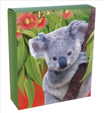 Cook Islands - 2011 - 5 Dollars - Koala Eukaliptus Smelling Coin (PROOF)