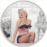 Cook Islands - 2011 - 5 Dollars - Hollywood Legends MARILYN MONROE diamond (PROOF)