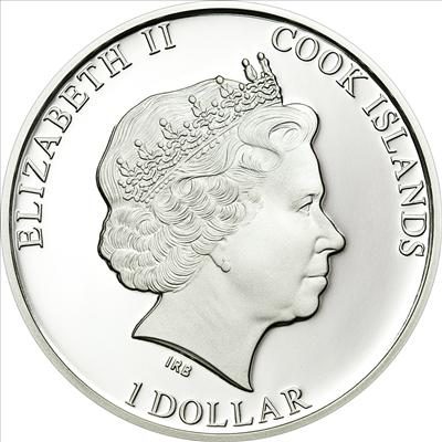 Cook Islands - 2011 - 5 Dollars - Hollywood Legends MARILYN MONROE diamond CUNI (PROOF)