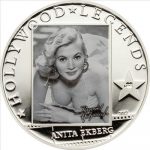 Cook Islands - 2012 - 5 Dollars - Hollywood Legends ANITA EKBERG (incl box) (PROOF)