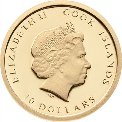 Cook Islands - 2012 - 10 dollar - Deutschland III - The Cocktail Shaker (PROOF)