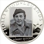 Cook Islands - 2012 - 5 Dollars - Hollywood Legends ROBERT MITCHUM (incl box) (PROOF)
