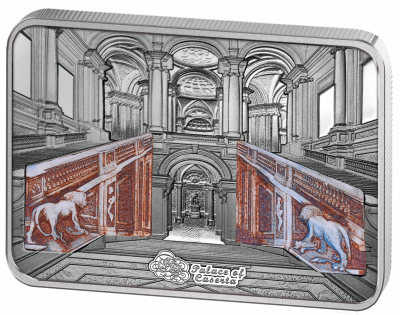 Cook Islands - 2014 - 10 Dollars - Grand Interiors THE PALACE OF CASERTA (PROOFLIKE)