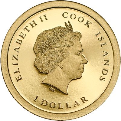Cook Islands - 2015 - 1 Dollar - 70 Years of Peace in Europe (PROOF)
