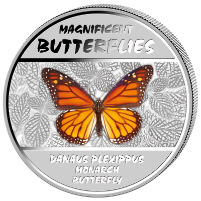 Congo - 2014 - 4 x 30 Francs - Magnificent Butterflies (PROOF)