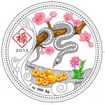 Congo - 2013 - 240 Francs - Year of the Snake LU (PROOF)