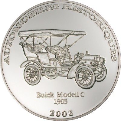 Congo - 2002 - 10 Francs - Buick Model C 1905 (PROOF)