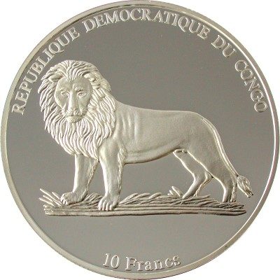 Congo - 2002 - 10 Francs - Rover 1906 (PROOF)