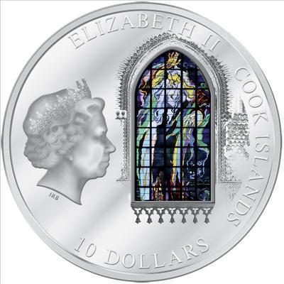 Cook Islands - 2012 - 10 Dollars - Windows of Heaven CRACOW ST FRANSIS (incl box) (PROOF)