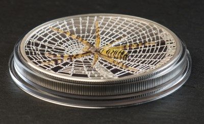 Cook Islands - 2016 - 5 Dollars - Magnificent Life WASP SPIDER (including box) (PROOF)