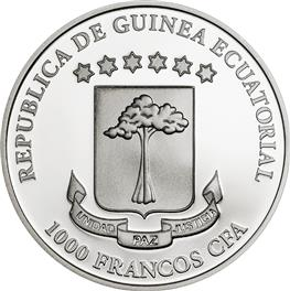 Equatorial Guinea - 2015 - 1000 Francos CFA - Fernão do Pó (including box) (PROOF)