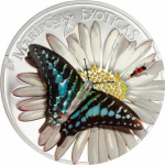 Equatorial Guinea - 2015 - 1000 Francos CFA - Butterflies in 3D MARIPOSAS EXOTICAS (PROOF)