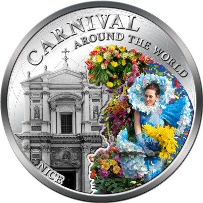 Fiji - 2012 - 1 Dollar - Carnival around the World NICE (PROOF)